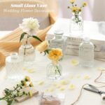 Glass Bud Vase Set of 32PCS Wedding Centerpieces for Tables,Mini Clear Bud Vases... - Image 4