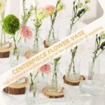 Glass Bud Vase Set of 32PCS Wedding Centerpieces for Tables,Mini Clear Bud Vases... - Image 6