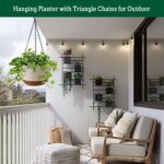 Koalaime Hanging Planters for Indoor Plants, 2 Pack 10 Inch Self Watering Pots w... - Image 5