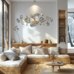 Lafocuse Silent Modern Large Wall Clock for Living Room, Mid Century Decorative ... - Image 3