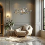 Lafocuse Silent Modern Large Wall Clock for Living Room, Mid Century Decorative ... - Image 4