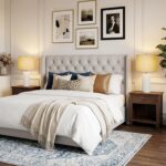 21" Modern Ceramic Table Lamp Set of 2 for Bedroom, Touch Control White Desk Lam... - Image 7