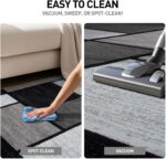 Rugshop Contemporary Modern Boxes Design Area Rug for Home Office,Living Room,Be... - Image 8