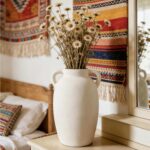 White Ceramic Vase-Boho Decorative Vase,Terracotta Tall Vases Decorative Pottery... - Image 5