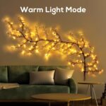 Enchanted Willow Vine Lights for Home Decor with 160LEDs, 8.2FT Voice-Activated ... - Image 5