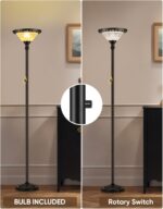 PARTPHONER Torchiere Floor Lamps for Living Room, 71" Tall Standing Lamp with Th... - Image 6