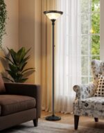 PARTPHONER Torchiere Floor Lamps for Living Room, 71" Tall Standing Lamp with Th... - Image 7