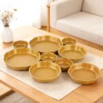 9 Cluster Charcuterie Bowls Gold Decorative Round Serving Bowls Irregular Elegan... - Image 8