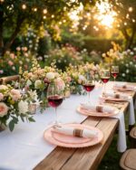 Supernal 240Pcs Rose Gold Plastic Silverware Set with Napkins - Pre Rolled Dispo... - Image 3