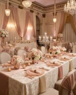 Supernal 240Pcs Rose Gold Plastic Silverware Set with Napkins - Pre Rolled Dispo... - Image 5