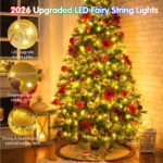 KNONEW 532FT Outdoor Christmas Fairy Lights Plug in,1600 LED String Lights Outdo... - Image 7