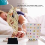 LIZEALUCKY Metal Abstract Decorative Sculpture Modern Luxury Abstract Art Home D... - Image 3