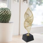 LIZEALUCKY Metal Abstract Decorative Sculpture Modern Luxury Abstract Art Home D... - Image 7