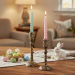 Rely+ Set of 2 Sturdy Metal Candle Stand Candle Holders Decorations Candlestick ... - Image 8