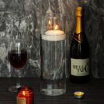 Fixwal Set of 2 Clear Tall Glass Cylinder Vases for Centerpieces, 12 x 4 Inch Ta... - Image 7