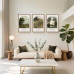 FWIEXA Christian Bible Verse Canvas Wall Art Set 3, Easter Vintage Scripture Fra... - Image 3