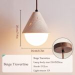 Nordic Post-Modern Simple Pendant Light/Creative Marble Light Luxury Lighting Fi... - Image 3