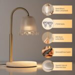 Aisilan Decorative Candle Warmer Lamp for Jar Candles, Hand-Blown Glass Flameles... - Image 6