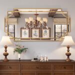Kelly Miller Gold Traditional Mirror for Wall, Art Decorative Beveled Full Lengt... - Image 3