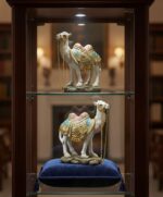 Ornate White Camel Figurine — Decorative Resin Camel Statue with Gold Embellishe... - Image 3