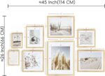 ArtbyHannah Gallery Wall Frame Set, 8 Pack Picture Frames Collage Wall Decor wit... - Image 5