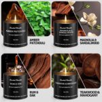 Men's Scented Candles Gift Set - 4 Pack Luxury Masculine Scented Candles for Men... - Image 3