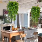Lakiyfye 4 Pcs Hanging Artificial Plants Artificial Boston Fern Fake Hanging Pla... - Image 4