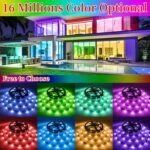 QZYL LED Lights for Bedroom, 25FT RGB LED Strip Lights with 44 Keys IR Remote, S... - Image 4