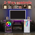 QZYL LED Lights for Bedroom, 25FT RGB LED Strip Lights with 44 Keys IR Remote, S... - Image 5