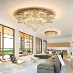 HAIXIANG Modern Chandelier Living Room Glam Chandeliers Ceiling Light Fixture Re... - Image 6