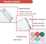 Artcochan Overnight Oats Containers with Lids 16 oz Glass Jars 6 Pack Glass Maso... - Image 7