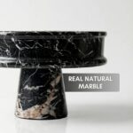 Marble Fruit Bowl for Kitchen Counter, 10" Handcrafted Natural Stone Decorative ... - Image 3