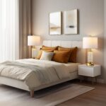 QiMH Set of 2 Table Lamps with USB A+C Ports, Modern Bedside Lamp with LED Night... - Image 6