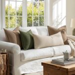 MIULEE Decorative Long Lumbar Throw Pillow Cover for Bed 14x36 Natural Beige Boh... - Image 5