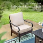 Sophia & William Patio Furniture Set, 4 Piece Metal Outdoor Conversation Set wit... - Image 6