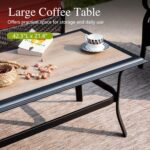 Sophia & William Patio Furniture Set, 4 Piece Metal Outdoor Conversation Set wit... - Image 8