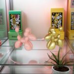 Cute Gold Balloon Dog Figurines of Resin，Dog Statue in The Bedroom Living Room D... - Image 7