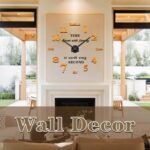 VANGOLD Design Decorative Wall Clock for Home Decor (Gold and Black Decor) - Image 3