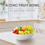 L'ARL GMVOI Large Decorative Bowl,Modern Fruit Bowl for Kitchen Counter,Handicra... - Image 3