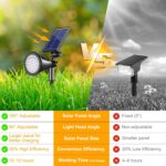 Solar Spot Lights Outdoor, 36 LEDs Solar Landscape Lighting with 2200mAh, Outdoo... - Image 3