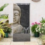 Tankana 47.5" Buddha Water Fountain Outdoor with LED Lights, Large Zen Garden Wa... - Image 6