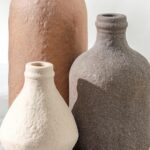 Ceramic Vase Set of 3, Vases Home Decor, Decorative Vases for Table, Boho Flower... - Image 4