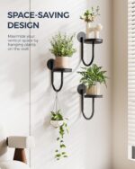 Bamworld Hanging Planters for Indoor Plants Wall Plant Holder Plant Hanger Indoo... - Image 3