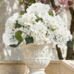 Daynight 4 Pcs Hydrangea Artificial Flowers Outdoor Silk Bouquets, UV Resistant ... - Image 7