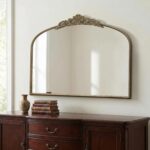 Micasso Vintage Gold Arched Mirror: 36"x29" French Baroque Antique Wall Mounted ... - Image 10