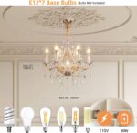 Luxurious K9 Crystal Chandelier for Living Room & Bedroom – Elegant Modern Ceili... - Image 3