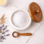 Marble salt cellar with lid and spoon, salt container with spoon, salt bowl with... - Image 8