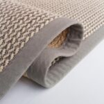 SAFAVIEH Area Rug 6x9 - Natural Fiber Collection - Grey, Sisal & Wool, Woven Des... - Image 5