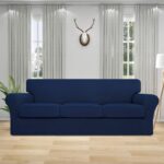 Easy-Going 4 Pieces Stretch Couch Cover Sofa Cover for Dogs Washable Sofa Slipco... - Image 3
