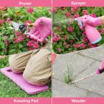 Housolution Gardening Tools Set, 10 PCS Stainless Steel Heavy-Duty with Non-slip... - Image 5